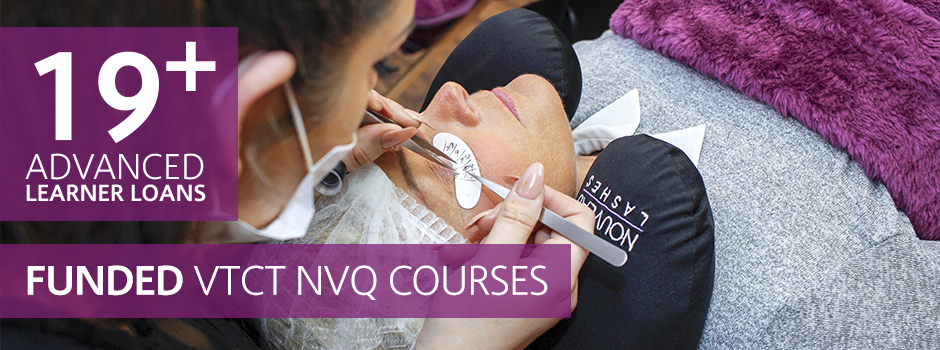 VTCT NVQ Beauty Therapy Level 2 ,3 and 4 courses.